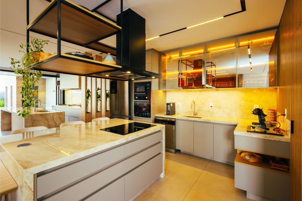 Lote D05 - Cozinha Rapida - Com Ilha para uma jantar intimo