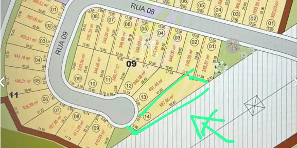 Bella Vitta - Lote 14 - Q9 - Mapa Lote