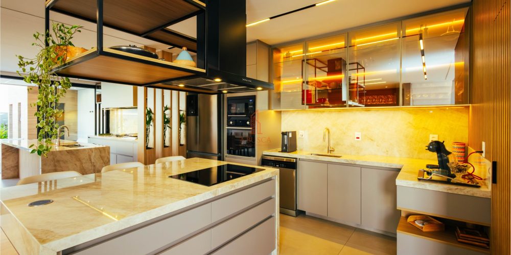 Lote D05 - Cozinha Rapida - Com Ilha para uma jantar intimo